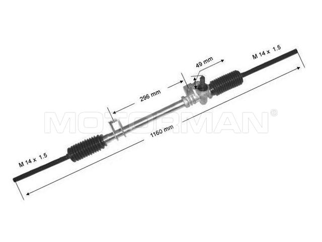 Steering Rack 77 01 465 388