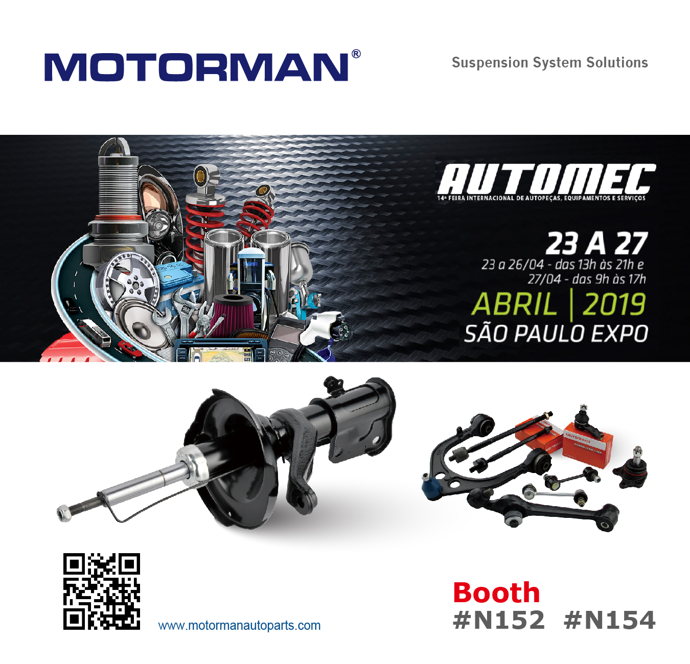 MOTORMAN AUTOMEC SAO PAULO EXPO 2019