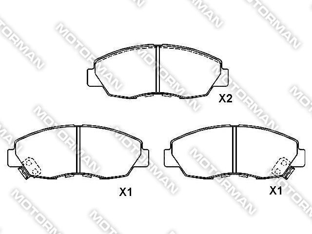 BRAKE PAD D465-7345