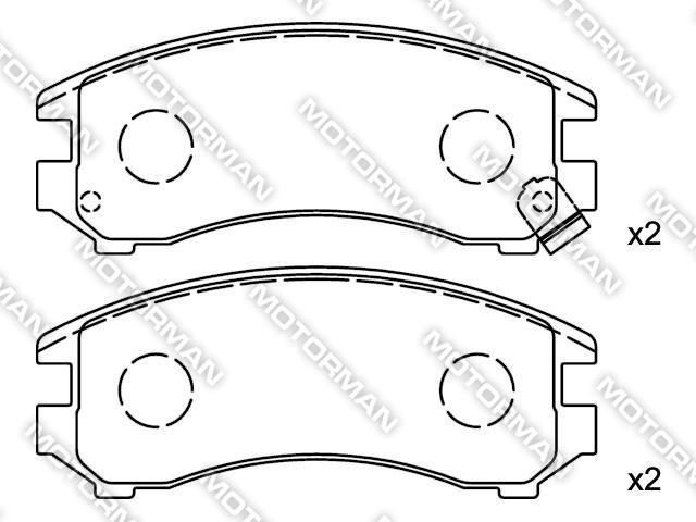 BRAKE PAD D357-7248