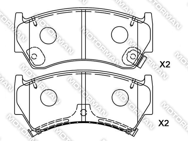 BRAKE PAD D668-7546