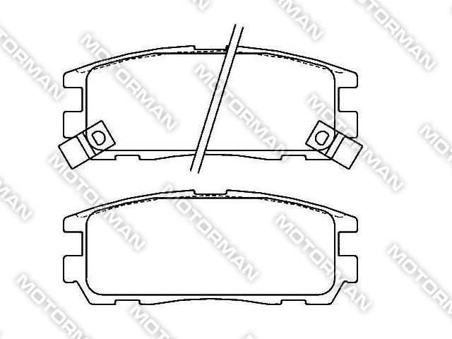 BRAKE PAD D580-7460