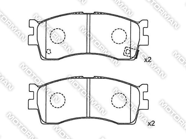 BRAKE PAD D889-7767