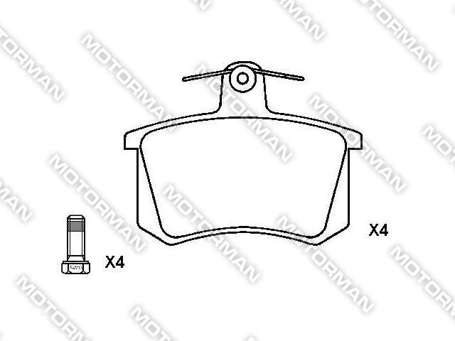 BRAKE PAD D228-7309