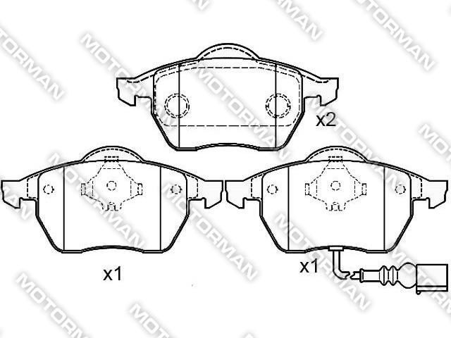 BRAKE PAD D687-7710