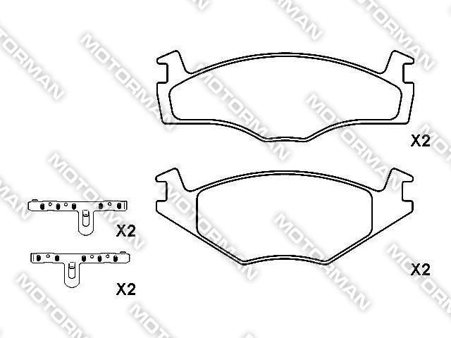 BRAKE PAD D158-7087