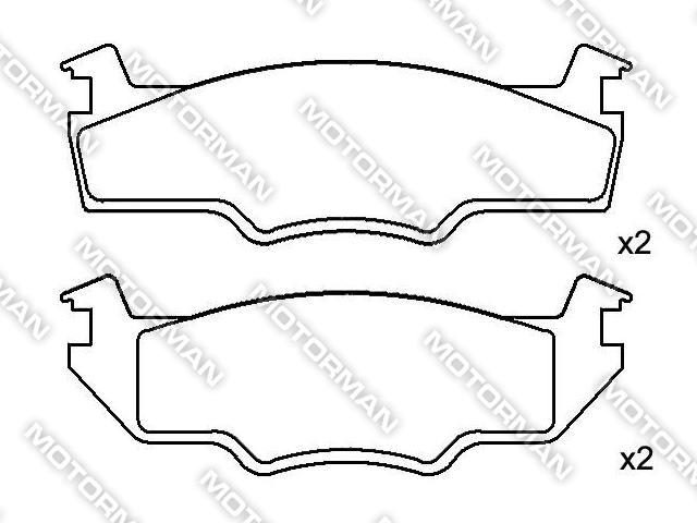 BRAKE PAD D158-7168