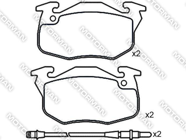 BRAKE PAD D371-7261