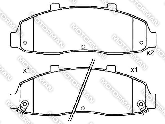 BRAKE PAD D679-7558