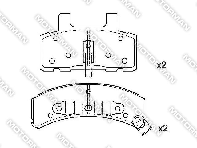 BRAKE PAD D789-7659