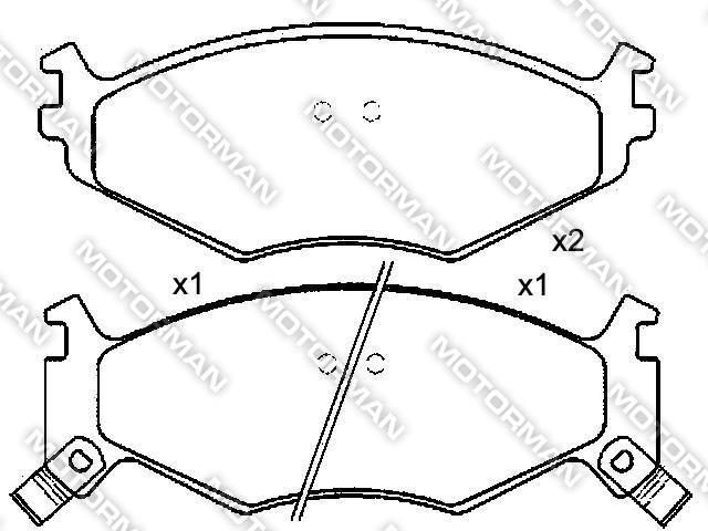 BRAKE PAD D522-7404A