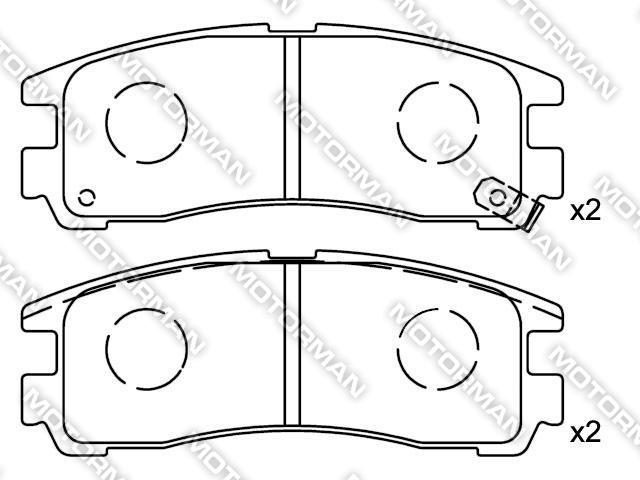 BRAKE PAD D383-7272