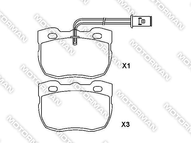 BRAKE PAD D520-7401